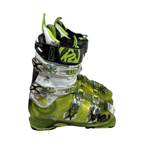 Vist Large View of Product Image Which is Used K2 SPYNE 110 Mens DH Ski Boot Optic Yellow 250 MP - M07 - W08