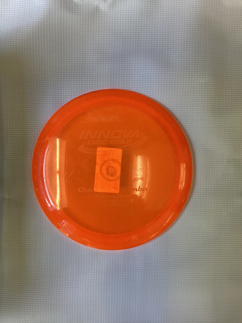 Vist Large View of Product Image Which is Used 173g Innova MAMBA Disc Golf Driver Orange