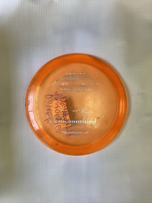 Vist Large View of Product Image Which is Used 176g Innova THUNDERBIRD Disc Golf Driver Orange