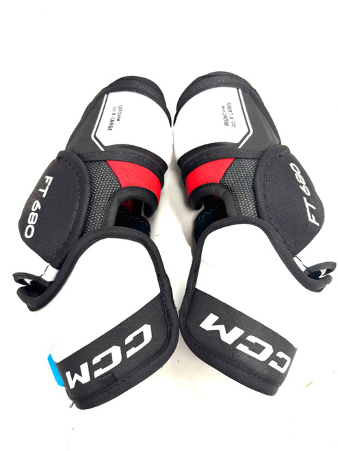 Vist Large View of Product Image Which is Used CCM JETSPEED FT680 Senior Elbow Pads XL