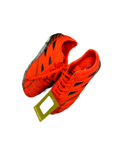Vist Large View of Product Image Which is Used Soccer Cleats Orange Junior 05.5
