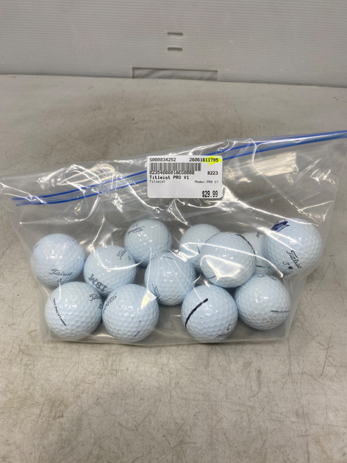 Vist Large View of Product Image Which is Used Titleist PRO V1 12 Pack - Golf Balls