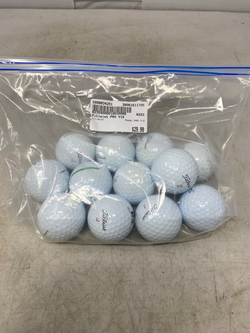 Vist Large View of Product Image Which is Used Titleist PRO V1X 12 Pack - Golf Balls