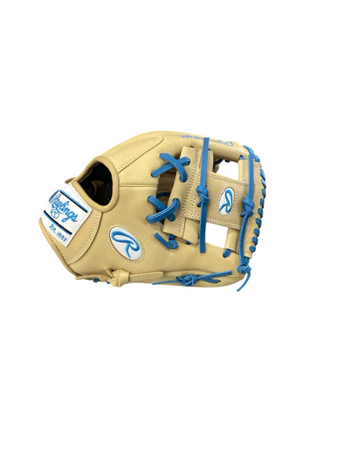 Vist Large View of Product Image Which is Used Rawlings GG ELITE BB/SB Glove RH Throw Tan 11 1/2"