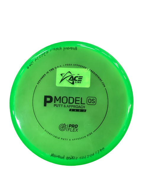 Vist Large View of Product Image Which is Used Prodigy Disc P MODEL OS Disc Golf Putter Green