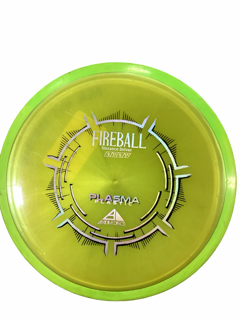 Vist Large View of Product Image Which is Used Axiom FIREBALL Disc Golf Driver Yellow