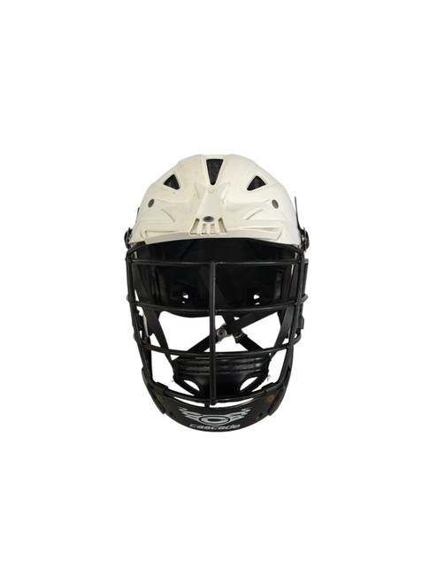 Vist Large View of Product Image Which is Used Cascade SPR Lacrosse Helmet White MD