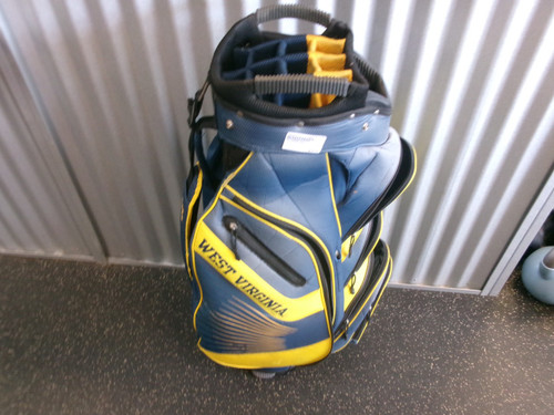 Vist Large View of Product Image Which is Used WVU STAND BAG Mens Stand Bag Navy Blue