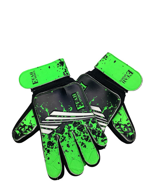 Vist Large View of Product Image Which is Used EFAH SIZE 5 Soccer Goalie Gloves Neon Green 5