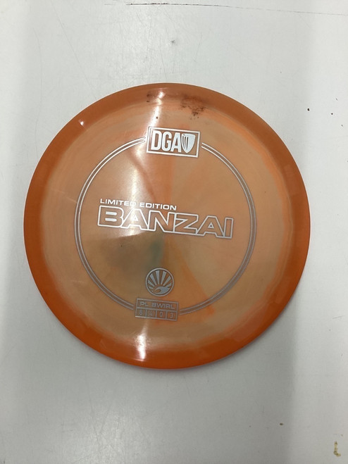 Vist Large View of Product Image Which is Used 181g DGA LIMITED EDITION BANZAI Disc Golf Driver Orange