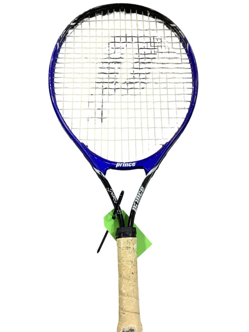 Vist Large View of Product Image Which is Used Prince SHARK 23 Womens Tennis Racquet Royal Blue 4 5/8"