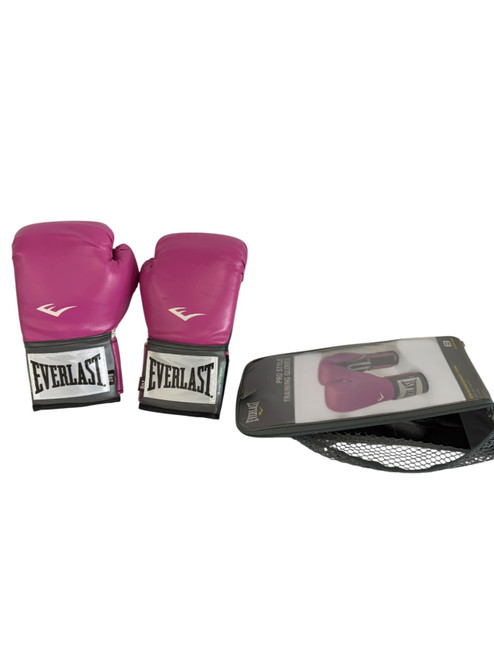 Vist Large View of Product Image Which is Used Everlast Boxing Gloves Pink MD