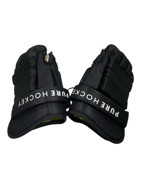 Vist Large View of Product Image Which is Used Pure Hockey HOCKEY GLOVES Junior Gloves Black 10"