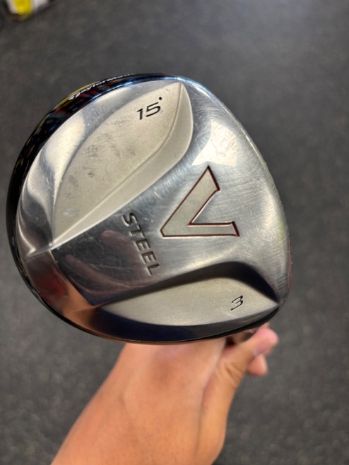 Vist Large View of Product Image Which is Used Taylormade V STEEL Mens Fairway Wood RH 3 Wood