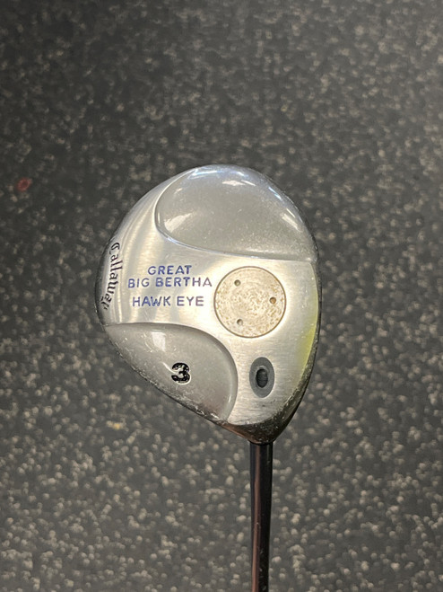 Vist Large View of Product Image Which is Used Callaway GREAT BIG BERTHA HAWKEYE Mens Fairway Wood RH 3 Wood