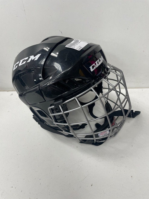 Vist Large View of Product Image Which is Used CCM FL60 Helmet Cage Combo Black MD