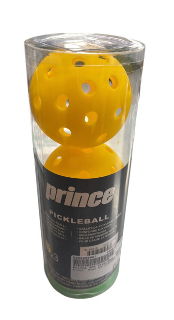 Vist Large View of Product Image Which is Used Prince 3PK PICKLEBALL BALLS Pickleball Balls