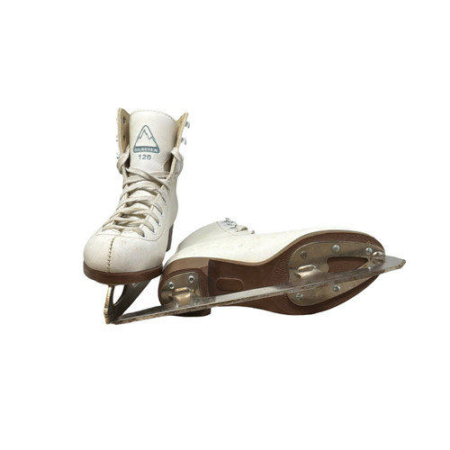 Vist Large View of Product Image Which is Used Jackson GLACIER 120 Girls Figure Skate White Junior 03