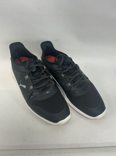 Vist Large View of Product Image Which is Used Puma Mens Golf Shoes Black Senior 7.5