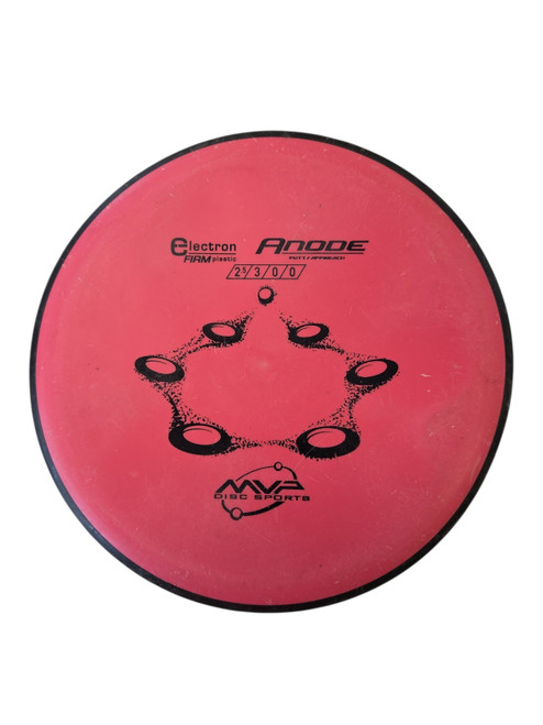 Vist Large View of Product Image Which is Used MVP ANODE Disc Golf Putter Red 171g