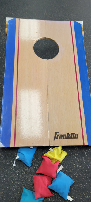 Vist Large View of Product Image Which is Used Franklin miniature travel cornhole set