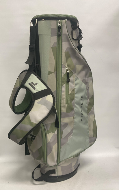 Vist Large View of Product Image Which is Used Top Flite TOP FLIGHT CAMO Mens Stand Bag Green