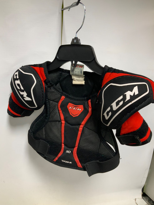 Vist Large View of Product Image Which is Used CCM RBZ 90 Youth Shoulder Pads LG