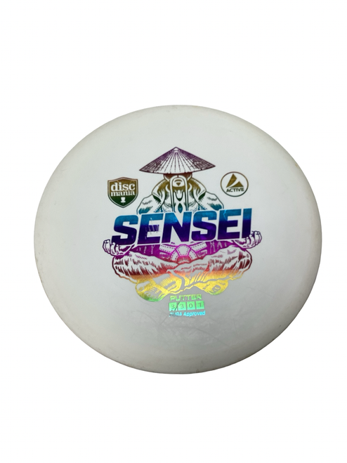 Vist Large View of Product Image Which is Used Discmania SENSEI Disc Golf Putter White