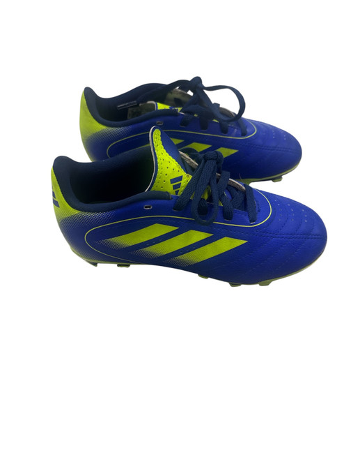 Vist Large View of Product Image Which is Used Adidas Soccer Cleats Royal Blue Youth 13.0