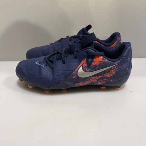 Vist Large View of Product Image Which is Used Nike Soccer Cleats Navy Blue Junior 04.5