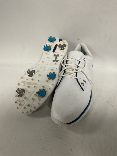 Vist Large View of Product Image Which is Used Under Armour HOVR PROTO SPIKED Womens Golf Shoes White Senior 11