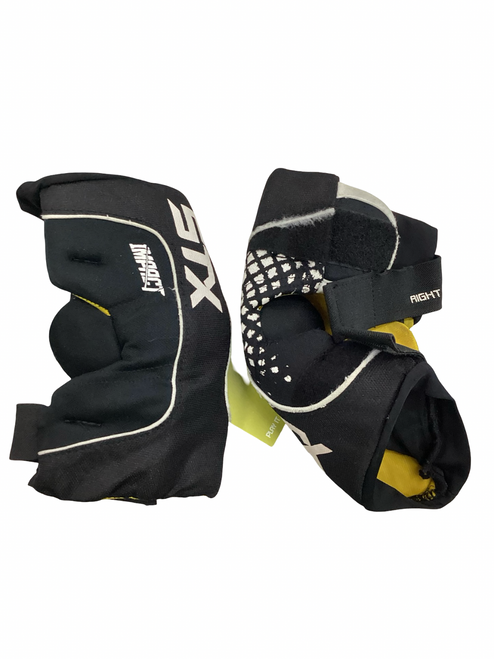 Vist Large View of Product Image Which is Used STX IMPACT Lacrosse Arm Pads/Guards Black MD