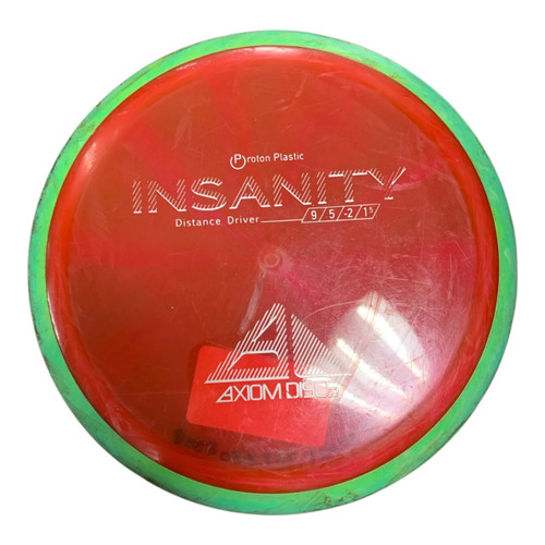 Vist Large View of Product Image Which is Used Axiom INSANITY Disc Golf Driver Red