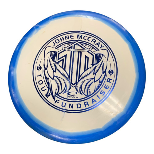 Vist Large View of Product Image Which is Used Latitude 64 JOHNE MCCRAY TOUR FUNDRAISER Disc Golf Driver Royal Blue