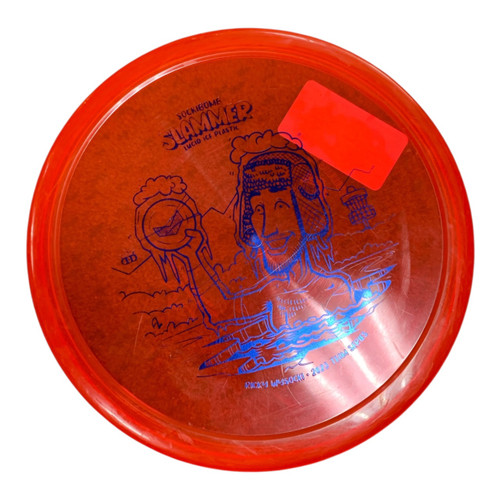 Vist Large View of Product Image Which is Used Dynamic Discs SOCKIBOMB SLAMMER Disc Golf Putter Red