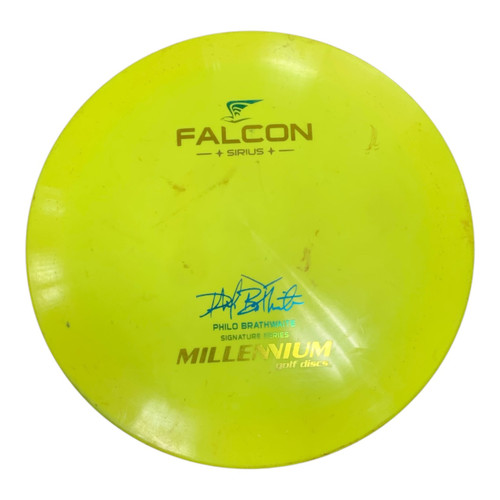 Vist Large View of Product Image Which is Used Millennium FALCON SIRIUS Disc Golf Driver Yellow