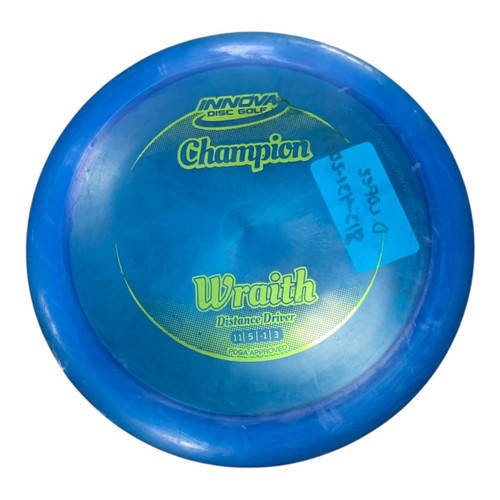 Vist Large View of Product Image Which is Used Innova CHAMPION WRAITH Disc Golf Driver Royal Blue
