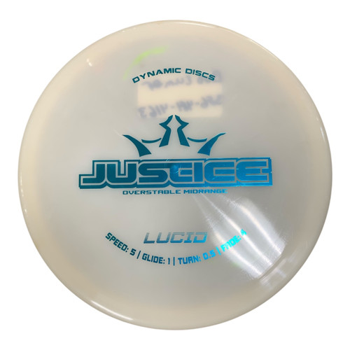 Vist Large View of Product Image Which is Used Dynamic Discs JUSTICE Disc Golf Mid Range Tan
