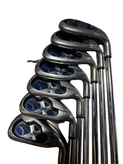 Vist Large View of Product Image Which is Used Callaway CALLAWAY X18 IRON SET 5-PW AW Mens Iron Set RH 5I-PW