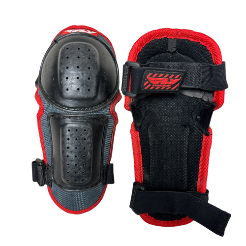 Vist Large View of Product Image Which is Used FLY RACING Junior Motocross Knee Guard Black SM
