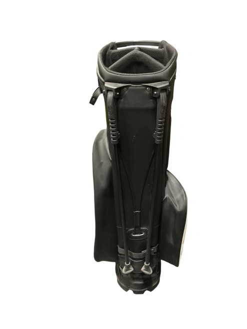 Vist Large View of Product Image Which is Used STITCH Mens Stand Bag Black And White