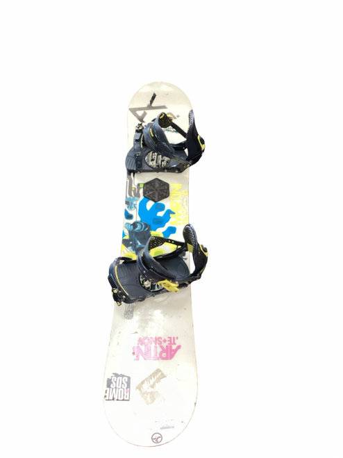 Vist Large View of Product Image Which is Used Burton OPERATOR Mens Board/Bindings White 143 cm