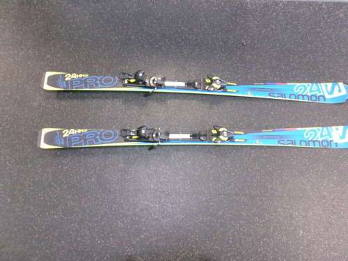 Vist Large View of Product Image Which is Used Salomon PRO 24HRS Mens DH Ski/Binding Royal Blue 169 cm