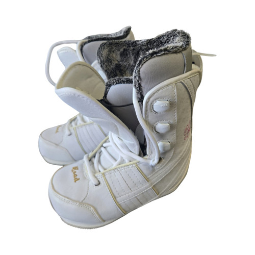 Vist Large View of Product Image Which is Used Head FLAIR WOMENS SNOWBOARD BOOTS Womens Snowboard Boots White Senior 7