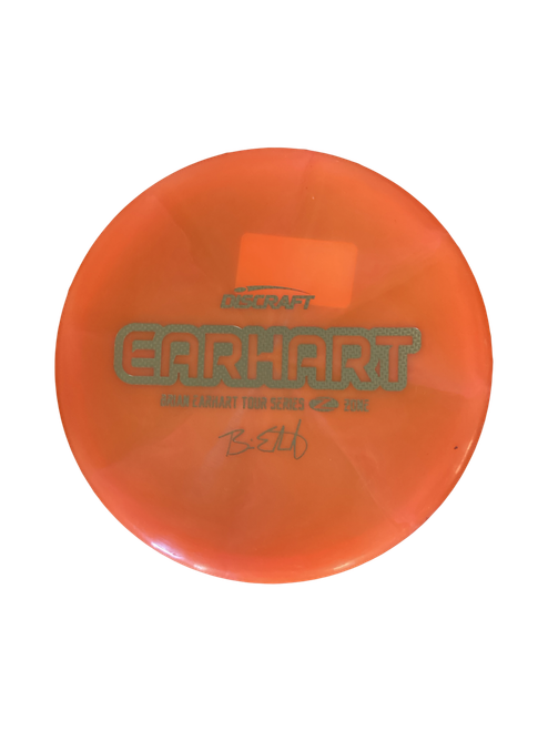 Vist Large View of Product Image Which is Used Discraft EARHART Disc Golf Putter Orange
