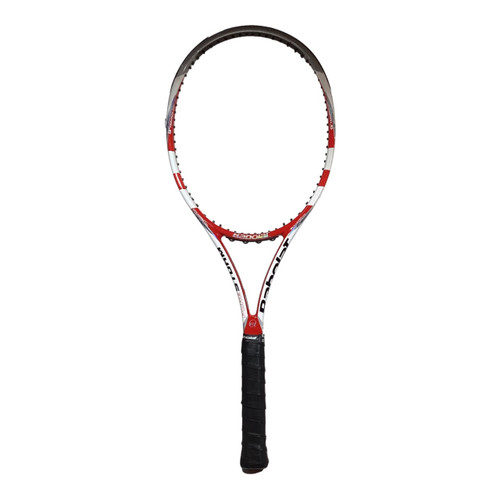 Vist Large View of Product Image Which is Used Babolat PURE STORM Adult Tennis Racquet Red 4 1/4"