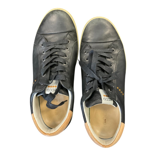 Vist Large View of Product Image Which is Used Ecco Mens Golf Shoes Black 42 Extra width