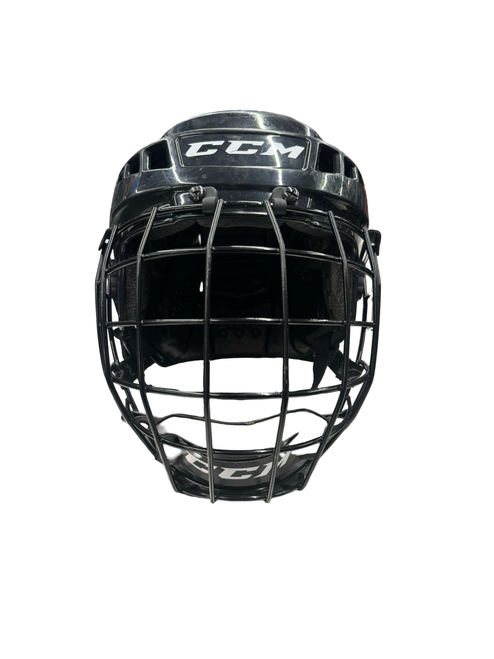 Vist Large View of Product Image Which is Used CCM 04 Helmet Cage Combo Black MD