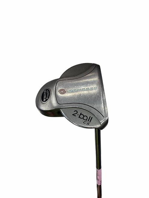 Vist Large View of Product Image Which is Used Odyssey WHITE STEEL 2 BALL CS Mens Putter RH