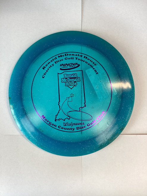 Vist Large View of Product Image Which is Used Innova DESTROYER Disc Golf Driver Royal Blue